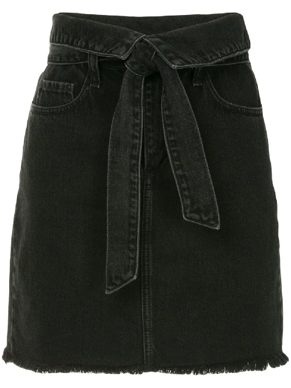 Vertigo Skirt Déjà Vu silk skirt lustrous