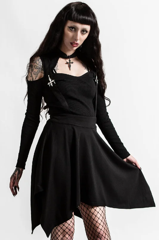 Aggie Suspender Skirt corduroy skirt comfortable