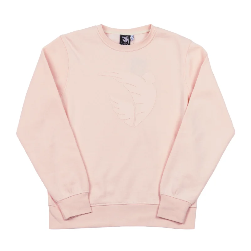 Angel City FC Unisex Sol Rosa Tonal Crewneck Sweater Iron Safe Non-Iron Wrinkle Free