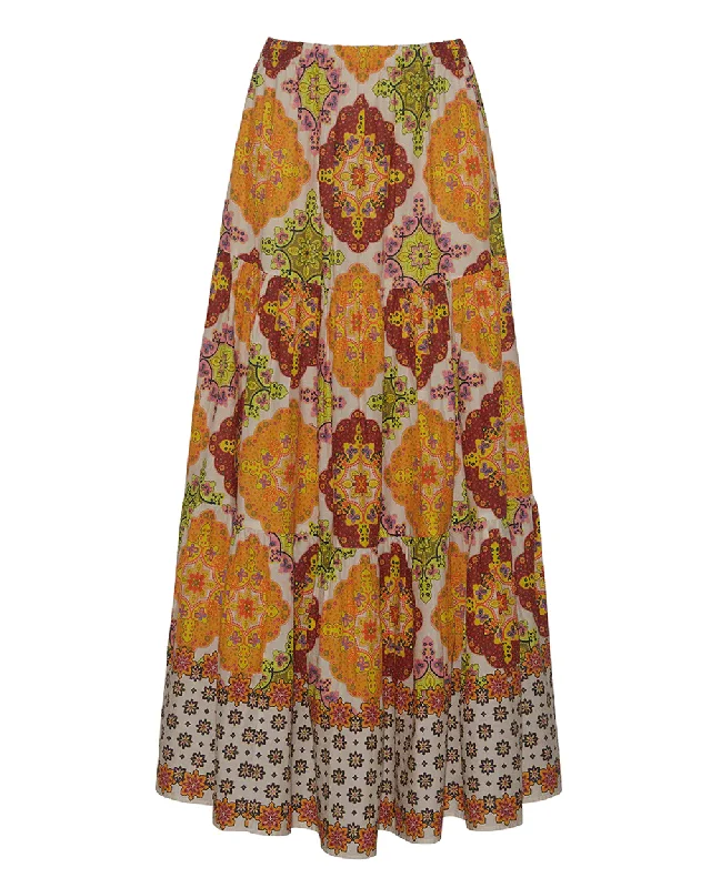Mandala Turtle Dove Melanie Skirt a-line skirt cut