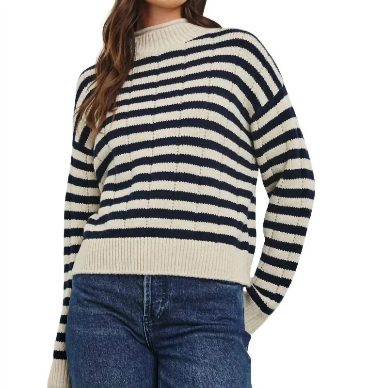 Corinne Sweater In Oat Fleece Sweater Nylon Polyester