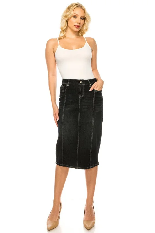 G-Gossip Denim Edge Skirt lace skirt delicate