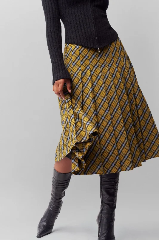 Gibson Pleated Skirt breathable skirt fabric