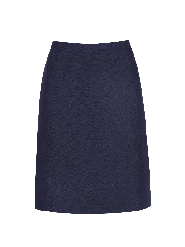 knee-length pencil skirt spandex blend skirt