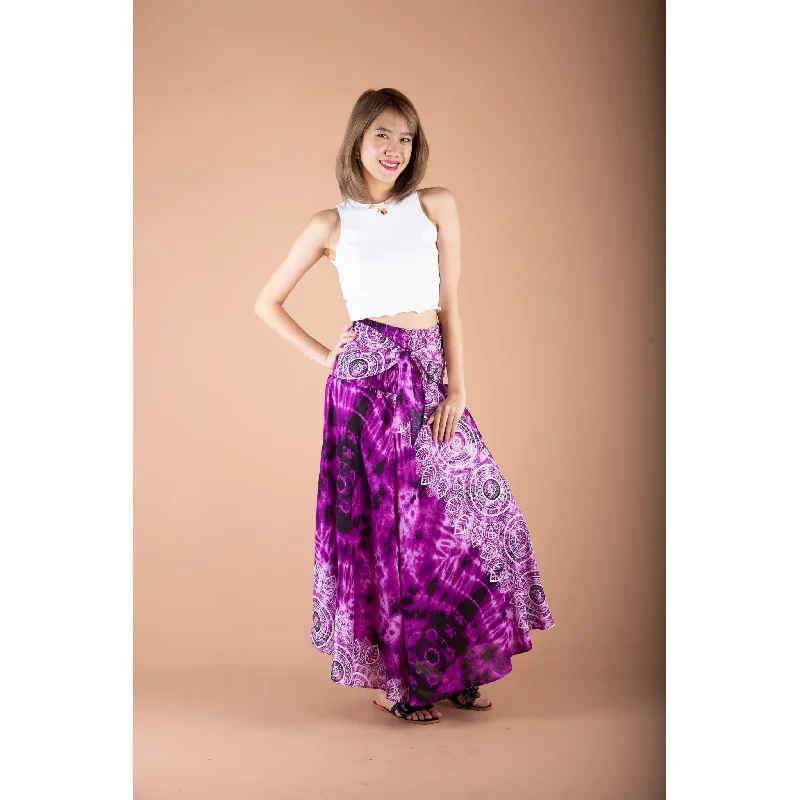Mandala Women's Bohemian Skirt in Purple SK0033 020315 02 wool skirt warm