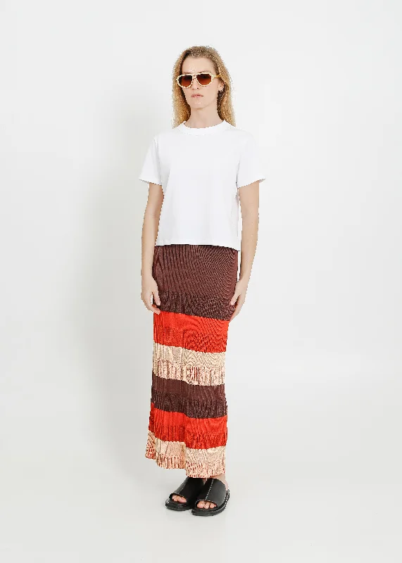 MARS KNIT SKIRT / POPPY-CHOCOLATE-LEMONADE lace skirt intricate