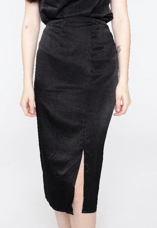 Noisy May - Rainy NW Black - Skirt velvet skirt sumptuous
