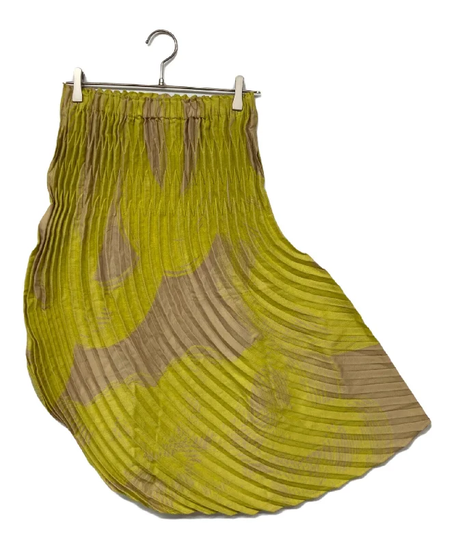 [Pre-owned] ISSEY MIYAKE shaped pleated skirt IM23FG134 low waist skirt