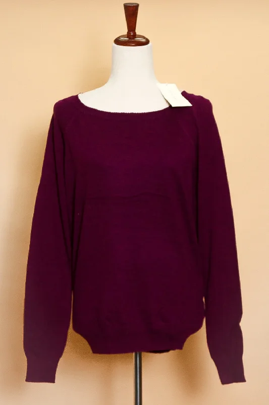 Purple Pullover Sweater (5pc) Boxy Sweater Fitted Sweater A-Line