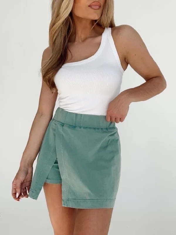 Rally Ready Skort zip skirt side