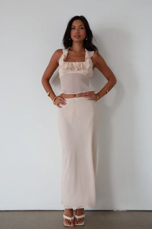 Ravello Maxi Skirt by NIA high waist skirt