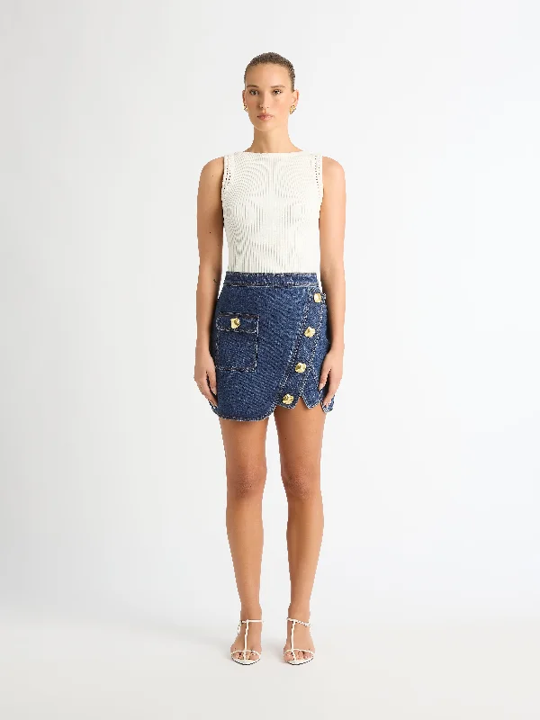 REPUBLIC MINI SKIRT wool skirt warm