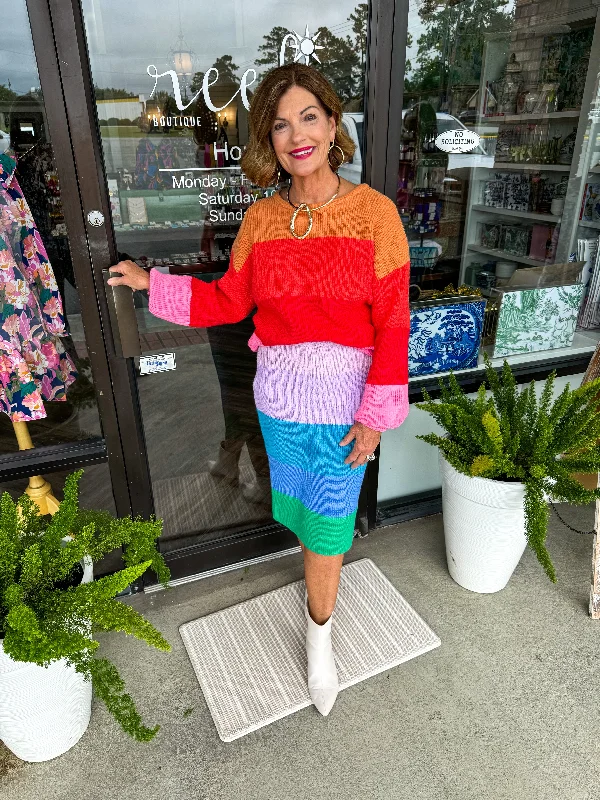 Sweater Set: Bold Zippered Front Buttoned Front Snap Front
