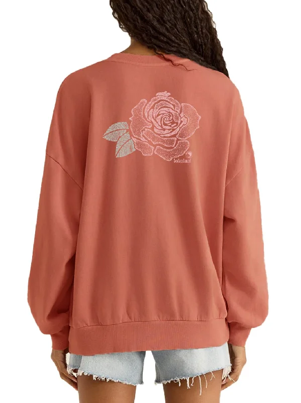 T&C Surf Lokelani Stamp Sunday Sweater Fitted Loose Oversized